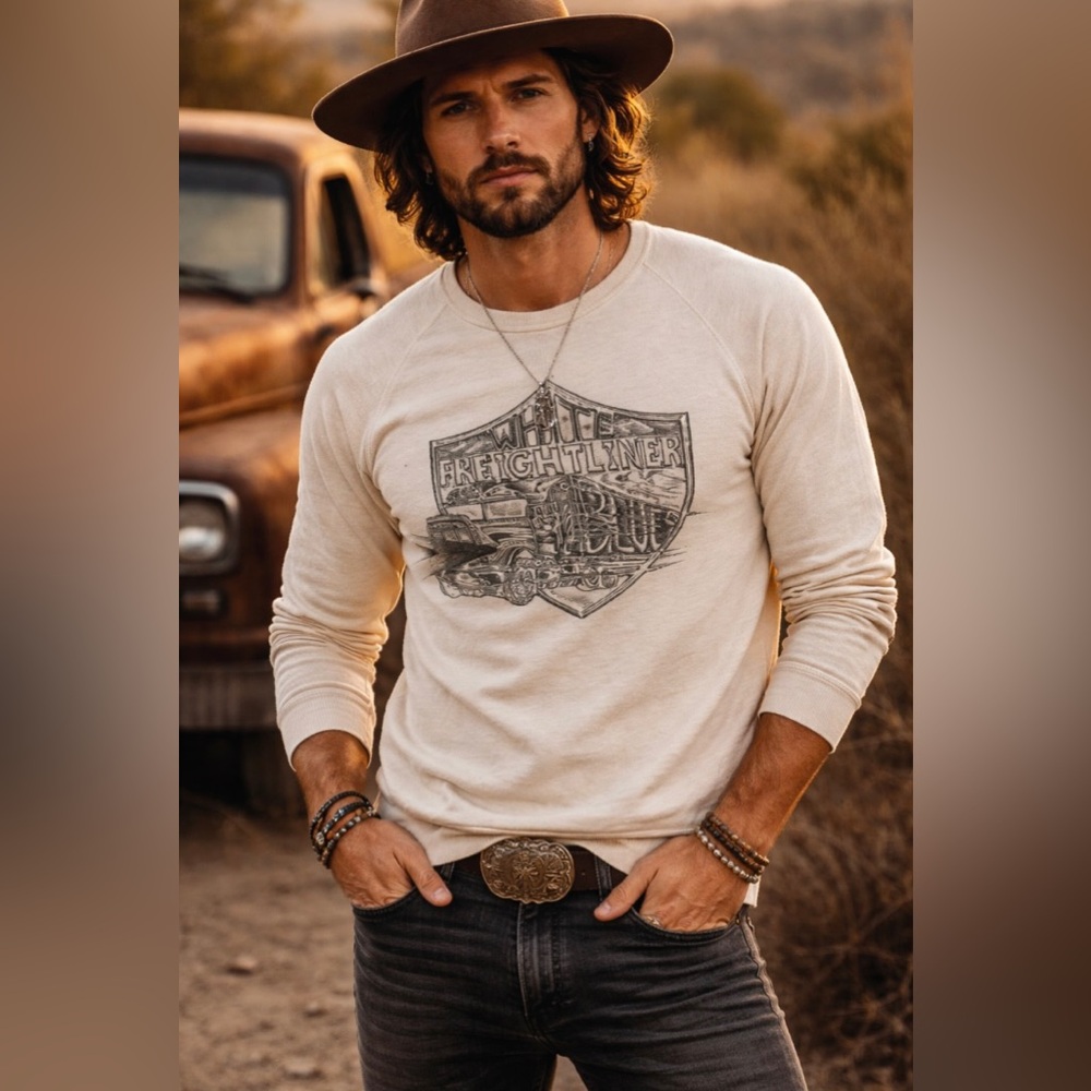 Midnight Rider Townes Van Zandt crew neck size M